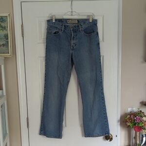 American Eagle Outfitters Bootcut Jeans Womens 8P Petite Y2K Medium Wash Mid Ris